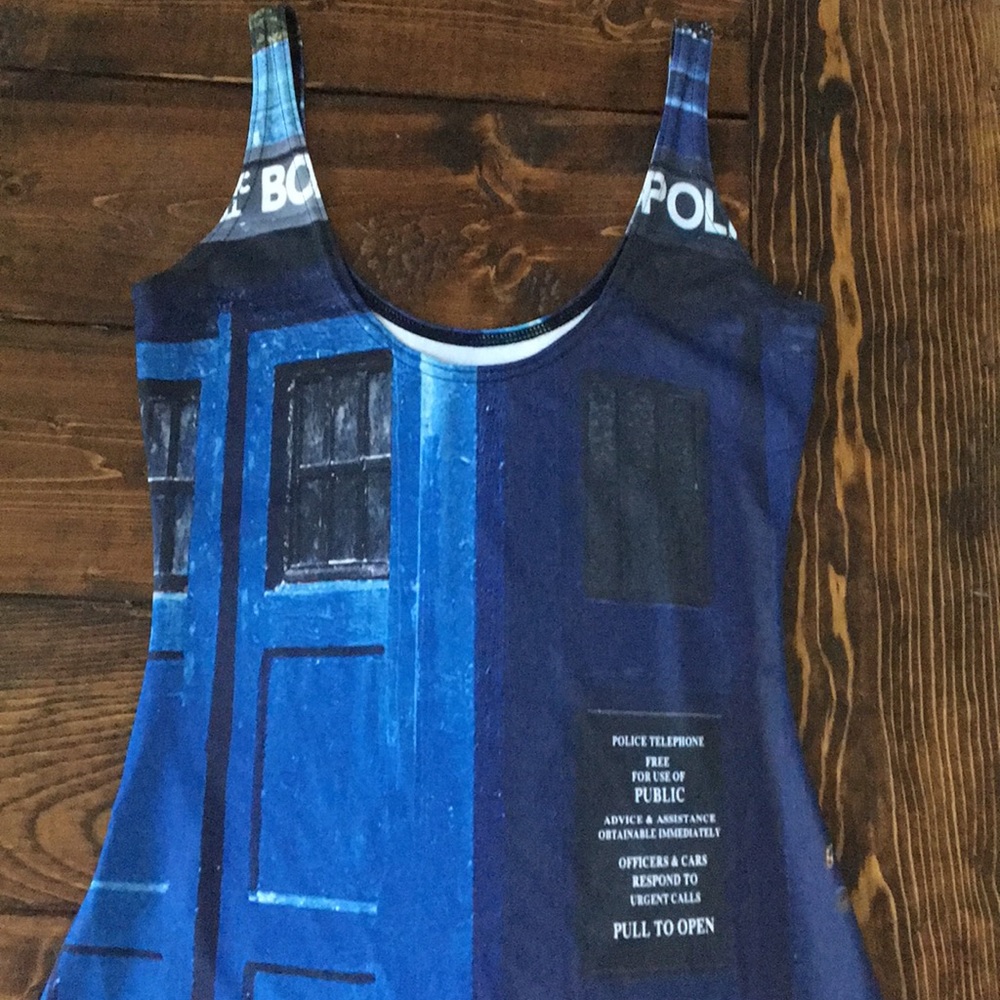 BlackMilk Police Box Dress Size S